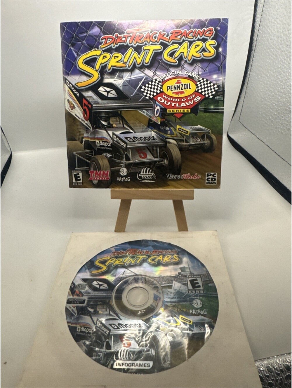 WizardWorks Dirt Track Racing: Sprint Cars PC CD-ROM Racing Game E Everyone